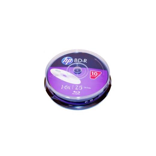 Hp Bd-R Blu-Ray 8X 25Gb.10Lu Cakebox (Bre00071-3)
