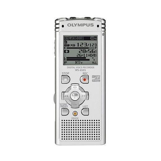 OLYMPUS WS-650S GÜMÜŞ 2GB SES KAYIT  CİHAZI
