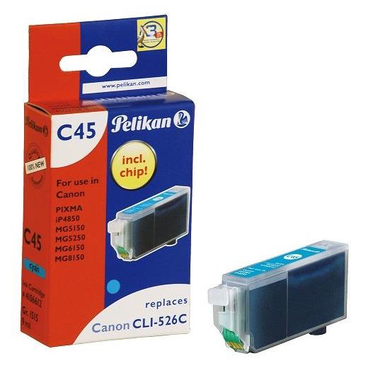 PELİKAN CANON CLI-526C İLE UYUMLU MAVİ KARTUŞ