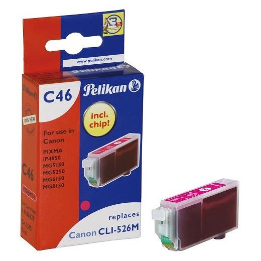 PELİKAN CANON CLI-526M İLE UYUMLU KIRMIZI KARTUŞ