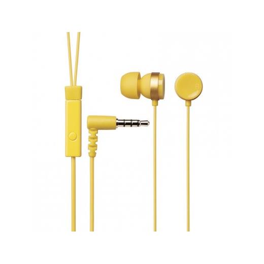 Elecom Smın110 Mikrofonlu Kulakiçi Kulaklık (Sarı)