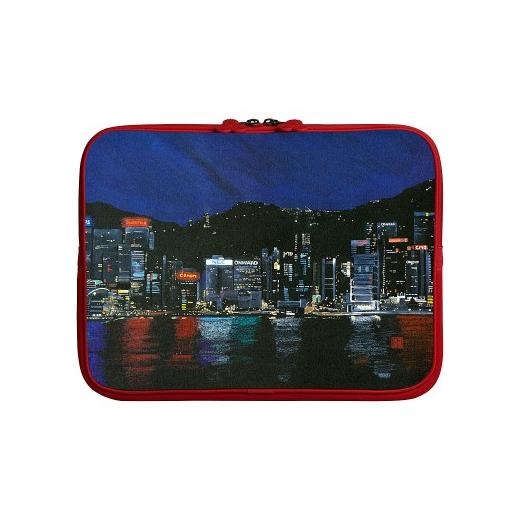 Be.Ez La Robe Lifestyle Ny Hong Kong By Night 15-İnç Macbook Pro Kılıfı (Kırmızı, Karışık)