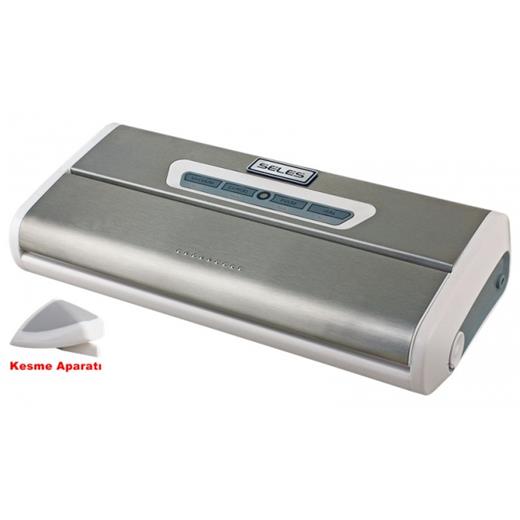 Seles Vs-100 İnox Gıda Vakumlama Makinesi- 50 Poşet Hediyeli