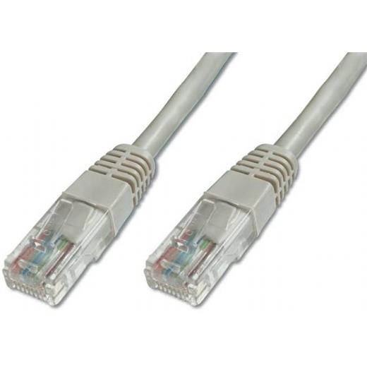 DK-1511-300 Digitus Patch Kablo, UTP, CAT. 5E, 30 metre, AWG 26/7, Gri Renk, 3P sertifikalı