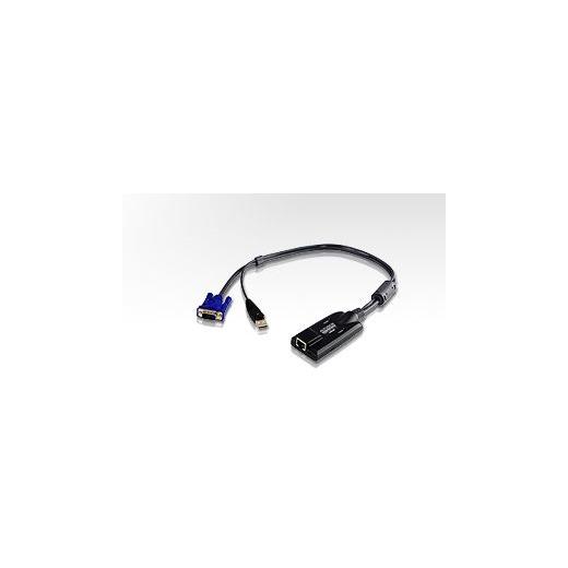 ATEN-KA7170 Altusen USB KVM Adaptör Kablosu (CPU Modül), KVM Kablosunun PC'nin USB portuna Bağlanması İçin Adaptör, maksimum mesafe 50 metre 