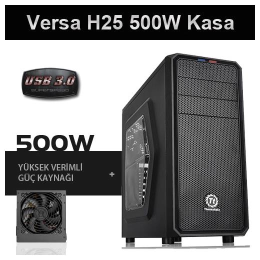 Thermaltake Versa H25 500W Usb 3.0 Pencereli Kasa