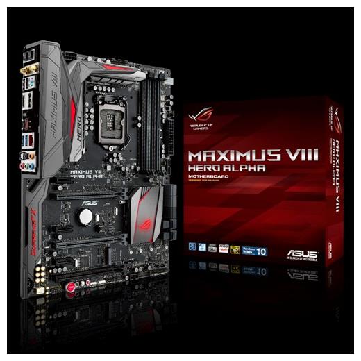Asus Maximus Vııı Hero Alpha, Z170, Lga1151, Ddr4-3866(Oc), M.2, Usb 3.1, Anakart