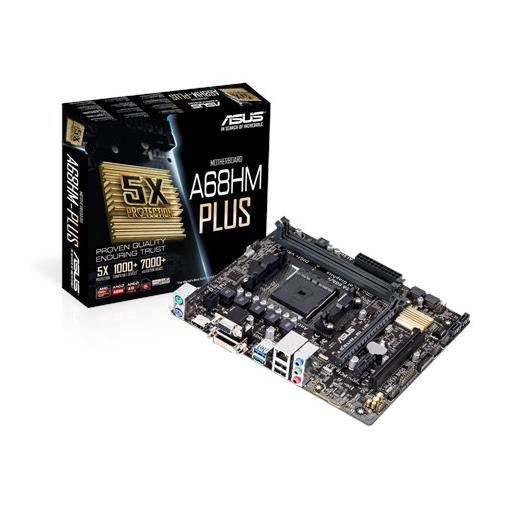 Asus A68Hm-Plus, Amd A68H, Fm2+,Ddr3-2400 (Oc), Anakart