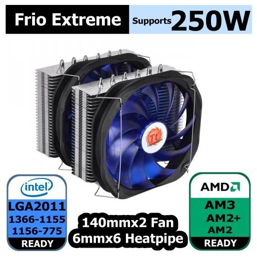 Thermaltake Frio Extreme CPU Soğutucusu İntel LGA2011/1366/1155/1156/775 AMD FM1/AM3+/AM3/AM2+/AM2 CL-P0587