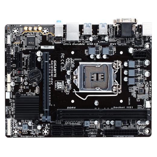 Gigabyte B150M-D2V Ddr4 S+V+Gl Matx 1151P