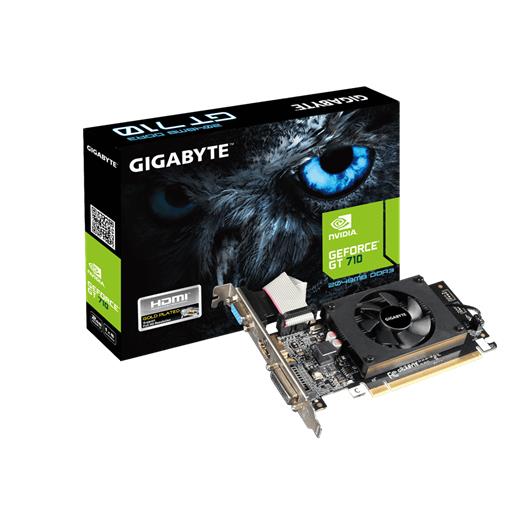 GIGABYTE GT710 2GB GV-N710D3-2GL DDR3 64bit HDMI DVI PCIe 16X v2.0 Low Profile