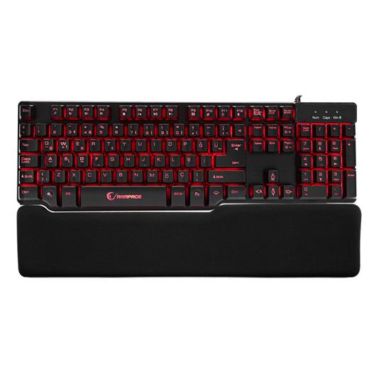 Everest Rampage Kb-R88 Siyah Usb Mekanik Hisli Ve Pad Gaming Q Klavye