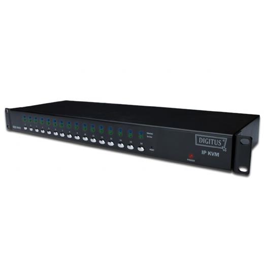 DS-23300 16 Port PS/2 - USB KVM on the NET™, 1 Lokal 1 Uzak Kullanıcı Erişimi 