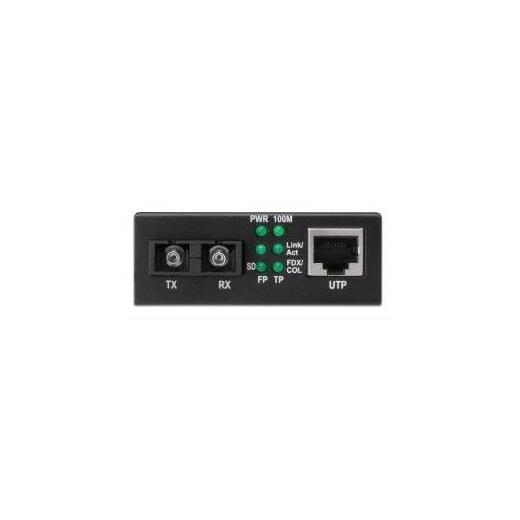 DN-82020-1 Digitus Media/Rate Converter, 10/100TX - 100FX (Multimode 2 km, SC) 