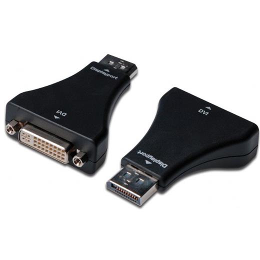 AK-340603-000-S DisplayPort (DP) <-> Dvi-I  Adaptörü, DP Erkek - Dvi-I (24+5) Dişi 
 