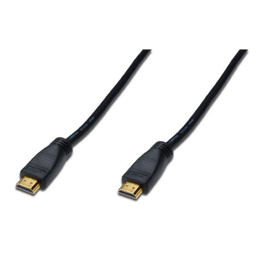 AK-330105-300-S Hdmi High Speed Bağlantı Kablosu (Hdmi 1.3), 1080p, Hdmi tip A Erkek - Hdmi tip A Erkek, 30 metre, CU, AWG28, 2x zırhlı, amplifikatörlü, UL, altın kaplama, siyah renk