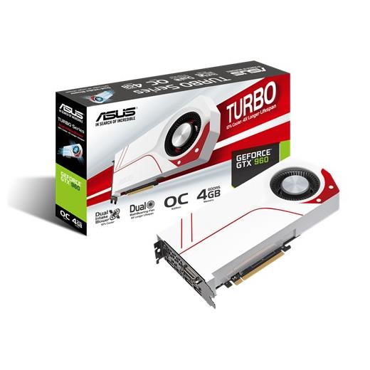 Asus Turbo-Gtx960-Oc-4Gd5, Gtx 960, 4Gb, Gddr5, 128 Bit, Ekran Kartı