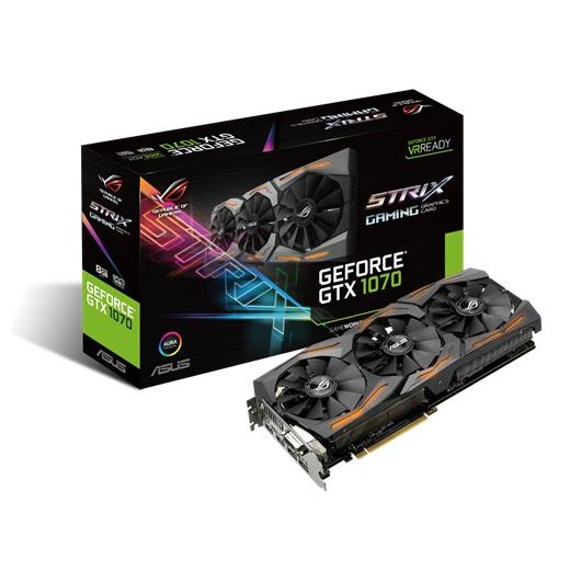 Asus Strix Gtx1070-8G Gaming, Gtx 1070, 8Gb, 256 Bit, Ekran Kartı