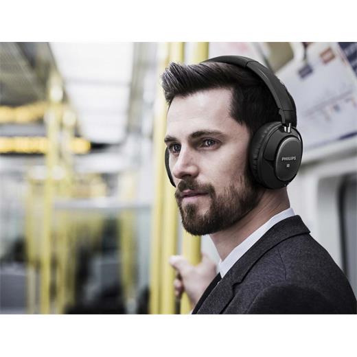 Philips Shb9850Nc/00 Kablosuz Gürültü Önleyici Siyah Bluetooth Kulaklık