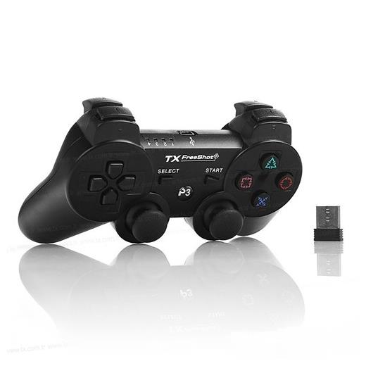 Tx Duoshock Çift Analog,Kablosuz,Titreşimli Ps3 Gamepad