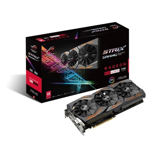 Asus Strix-Rx480-O8G Gaming 256Bit 8Gb Ddr5