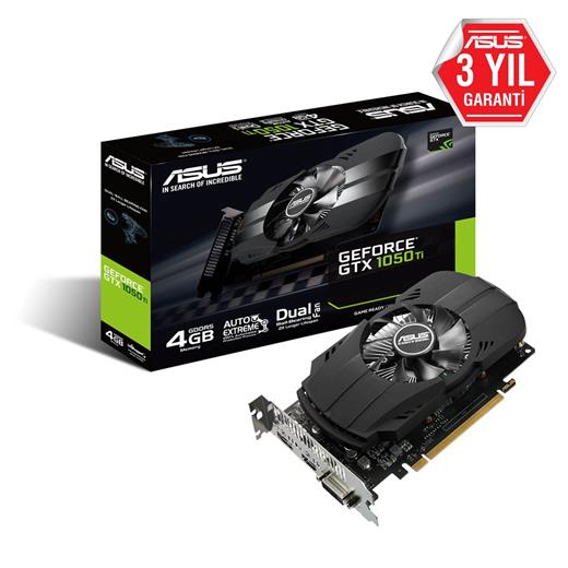 Asus Ph-Gtx1050Tı-4G 128B Gddr5 Hdmi Dvi-D Nvıdıa