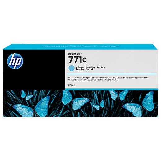 B6Y12A - Hp 771C 775 Ml Açık Camgöbeği Designjet Mürekkep Kartuşu