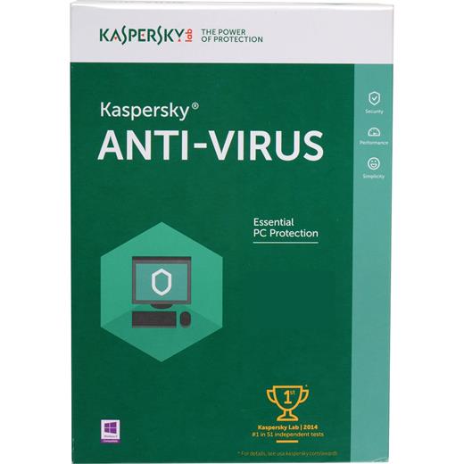 KASPERSKY Antivirüs KAV2 Türkçe, 2 Kullanıcı, 1 YIL