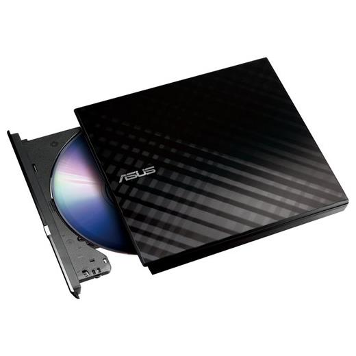 ASUS 8x SDRW-08D2S-U Siyah USB 2.0 Slim Harici DVD Yazıcı