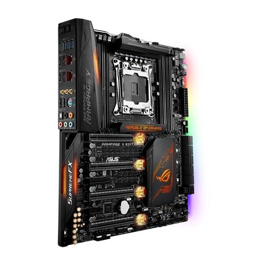 Asus Rampage V Edition10  X99 Lga2011 V3 Ddr4-3300(O.C.) Mhz Anakart