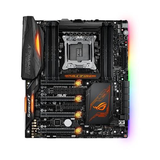 Asus Rampage V Edition10  X99 Lga2011 V3 Ddr4-3300(O.C.) Mhz Anakart