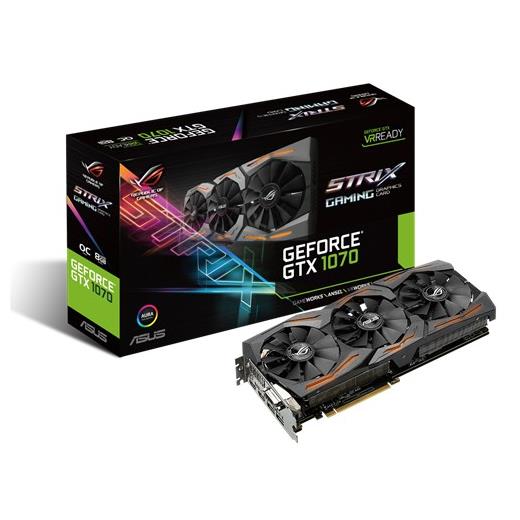 Asus Strix Gtx1070-O8G-Gaming Gtx 1070 8Gb 256 Bit Ekran Kartı