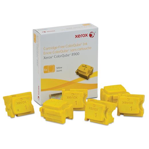 Xerox 108R01024 ColorQube 8900 Genuine Solid Ink Yellow Sarı 6 Stick