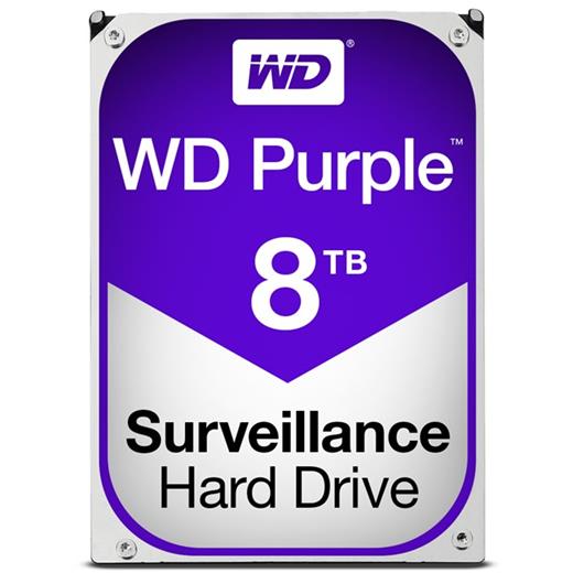 Wd 8 Tb 3.5 128Mb Wd80Puzx Purple Harddisk