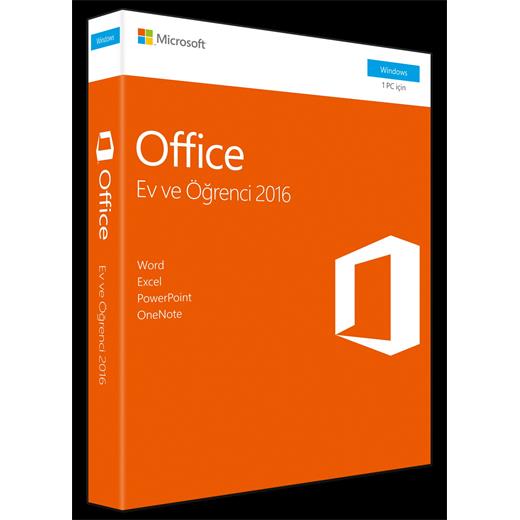 Microsoft Office Ev Ve Öğrenci 2016 Türkçe 79G-04688