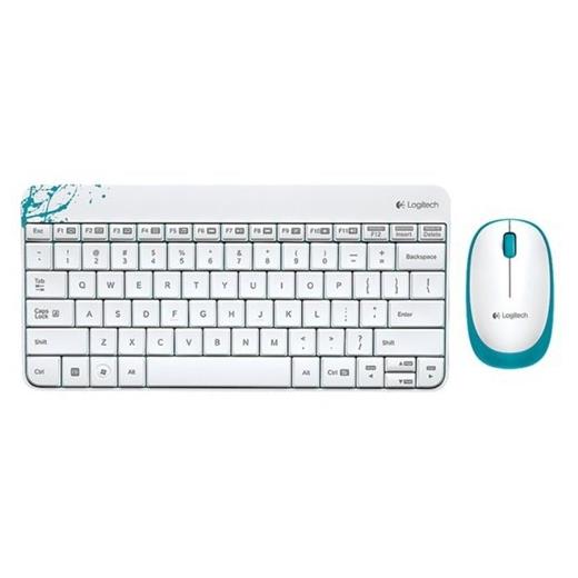 Logitech Mk240 Kablosuz Klavyeset Beyaz 920-005798 Multimedya