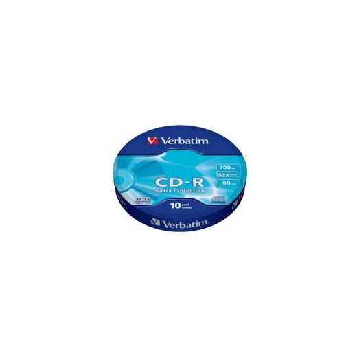 43725 - Verbatim 43725 Cd-R 10 Wrap Extra Protection 52X 700Mb