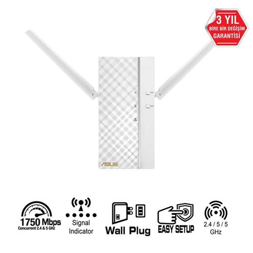 Asus Rp-Ac66 Ac1750 Kablosuz Menzil Arttırıcı