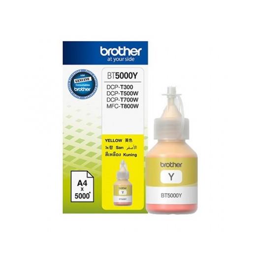 Brother BT5000Y Yellow Sarı 5.000 Sayfa Şişe Mürekkep DCP-T300-310-500-510-700-710 MFC-T800-810