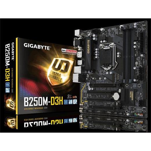 Gigabyte Ga-B250M-D3H B250 Ddr4 Hdmi Dvi 1151P Anakart