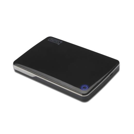 DA-71001 Digitus 2,5 Inch IDE HDD için 2,5 Inch Harici Kutu, Plastik, Bağlantı arayüzü USB 2.0, vidasız montaj özelliği