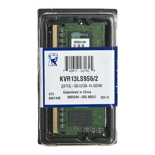 Kingston 2Gb D3 Sodımm 1333 1.35 Kutusuz Ram KVR13LS9S6/2