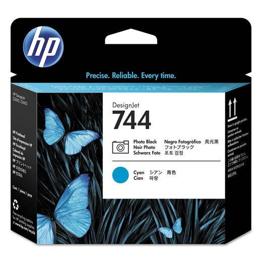 Hp F9J86A Photo Black  Cyan Printhead 744