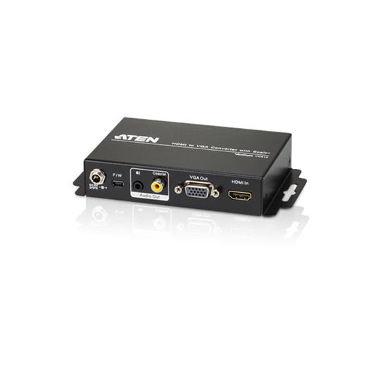 ATEN-VC812 Hdmi <-> VGA/Ses Sinyali Çeviricisi, Scaler özelliğine sahip<br>
Hdmi to VGA Converter with Scaler
