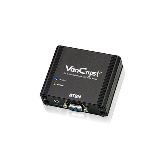 ATEN-VC180 VGA/Ses Hdmi Sinyal Çeviricisi (VGA to Hdmi Converter with Audio)