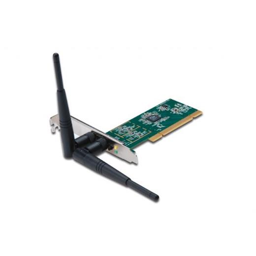 DN-7066-1 Digitus Wireless (Kablosuz) LAN 300 Mbit PCI Kart, 32-bit, IEEE 802.11n, Ralink 3062 çipset, 2T/2R