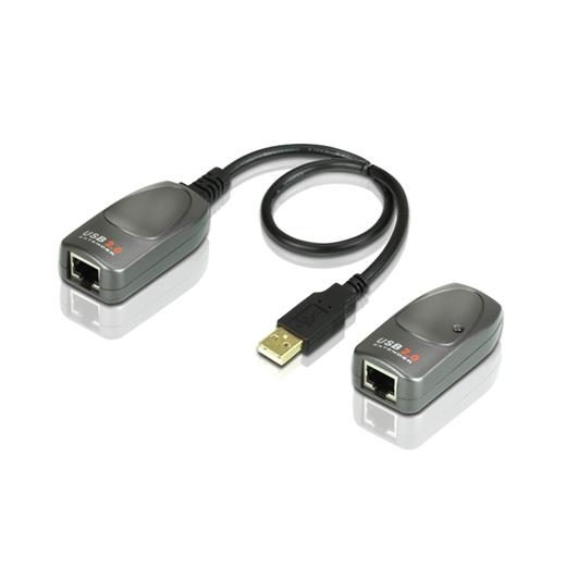 ATEN-UCE260 USB 2.0 Cat 5/5e/6 Mesafe Uzatma Cihazı, 60 metre (USB 2.0 Extender, 60 m)
