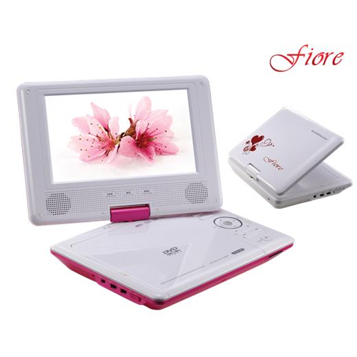 Goldmaster Fiore Portable Dvd Oynatıcı (Pembe)