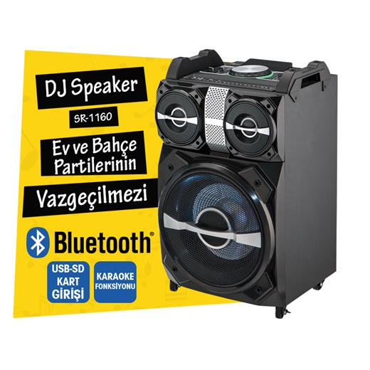 Goldmaster Sr-1160 Işıklı Dj Profesyonel Ses Sistemi