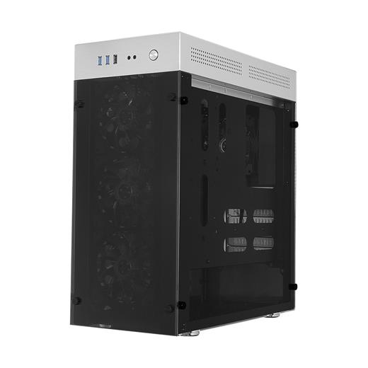 GAMEMAX FC-9230G Powersiz USB 3.0 Gaming Kasa Aliminyum-RGB Led Fan